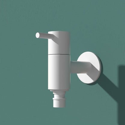 Frendorf | Zeitgenössischer Wandmontierter Badezimmer Wasserhahn Einloch Solides Messing Rundhahn