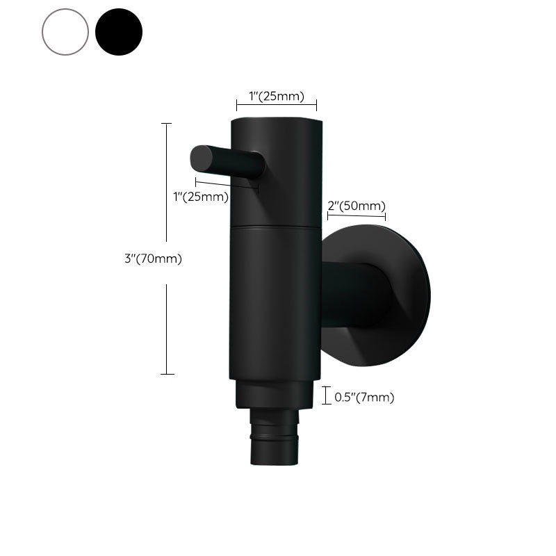 Frendorf | Zeitgenössischer Wandmontierter Badezimmer Wasserhahn Einloch Solides Messing Rundhahn