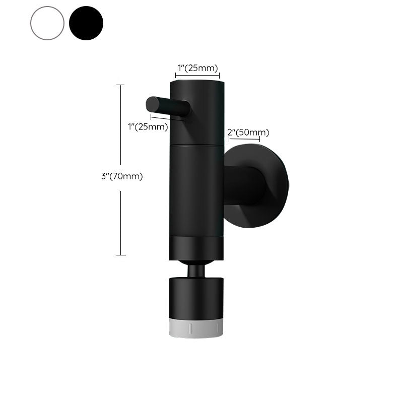 Frendorf | Zeitgenössischer Wandmontierter Badezimmer Wasserhahn Einloch Solides Messing Rundhahn