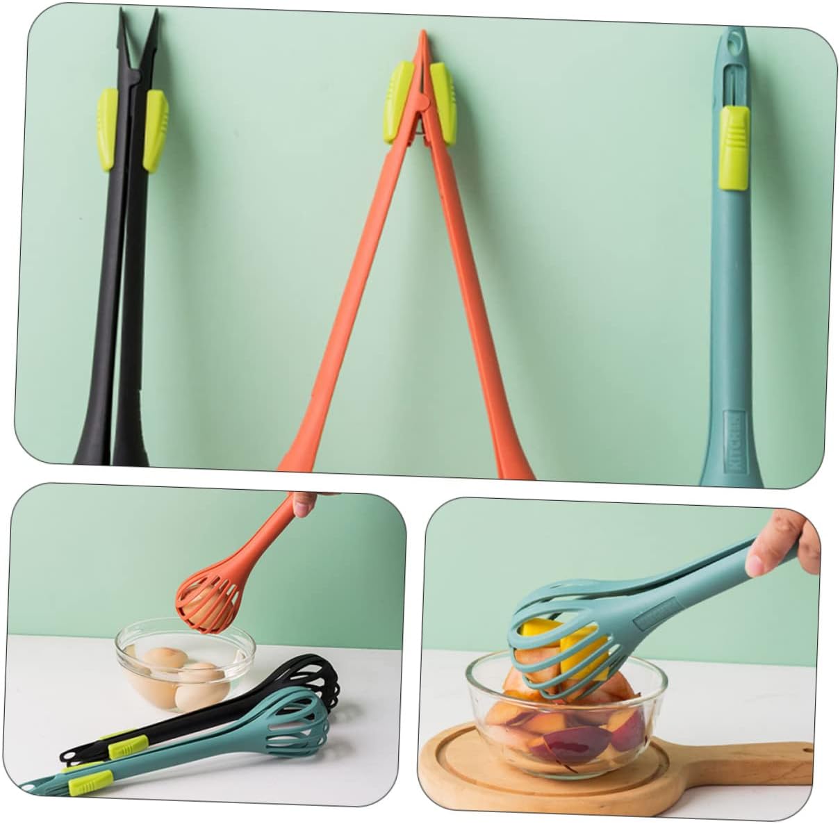 Frendorf | 2 Stück Nylon Küchenzange Schneebesen Mixer