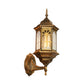 Frendorf | Kasteelvorm Aluminium Wandverlichting Platteland 1-Lamp Buiten Wandlamp Sconces in Wit/Zwart/Messing