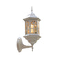 Frendorf | Kasteelvorm Aluminium Wandverlichting Platteland 1-Lamp Buiten Wandlamp Sconces in Wit/Zwart/Messing