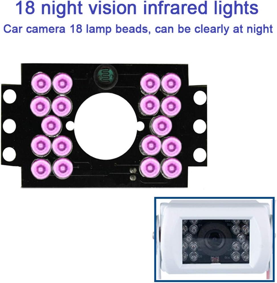 Frendorf | Lkw-Rückfahrkamera 12V/24V mit 18 LED IR-Nachtsicht IP68