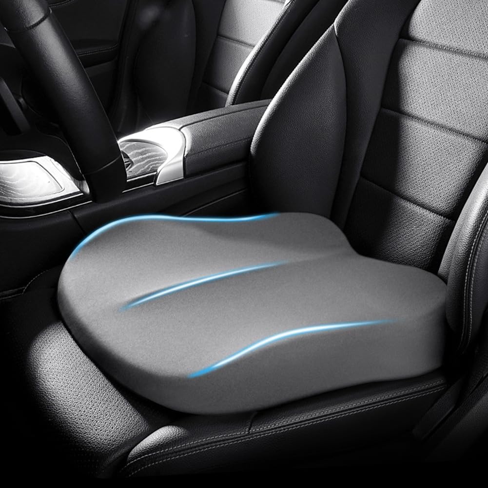 Frendorf | Autokissen BoostSit – Ergonomisches Sitzkissen mit Memory-Schaum