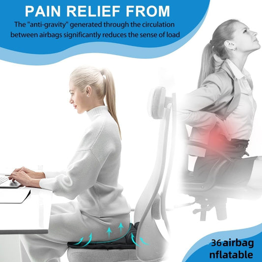 Frendorf | Aufblasbares Reisekissen mit ergonomischer Druckentlastung – AirComfort