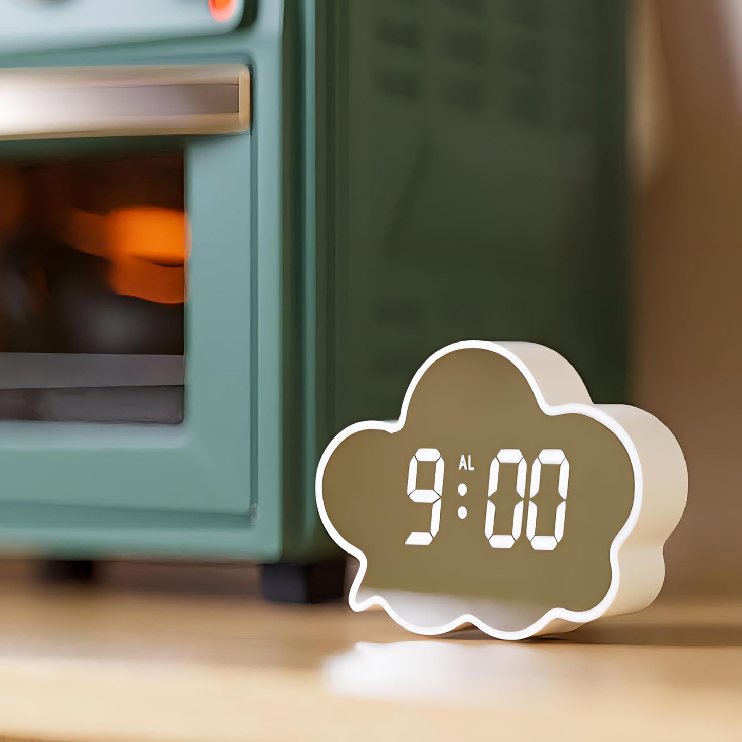 Cloud Mirror Wecker