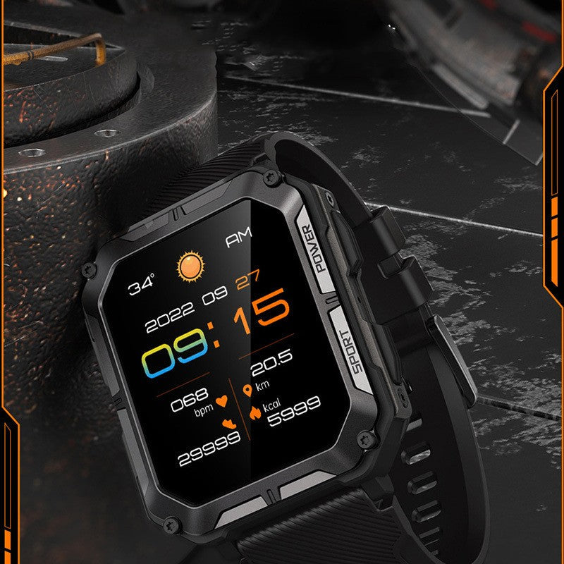 Frendorf | FitPulse | Sport Smartwatch Bluetooth Anrufe | Wasserdicht, Fotografieren, Herzfrequenzmessung | Stylish und Funktional