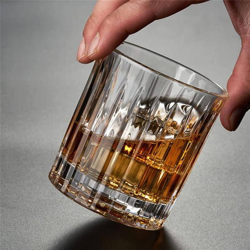 Frendorf | 285ml Whiskeyglas – elegantes und robustes Glas, perfekt zum Servieren von Whiskey, Bourbon oder anderen Spirituosen, entworfen zur Verbesserung des Aromas und Geschmacks, ideal für Heimbars, besondere Anlässe oder entspanntes Trinken.