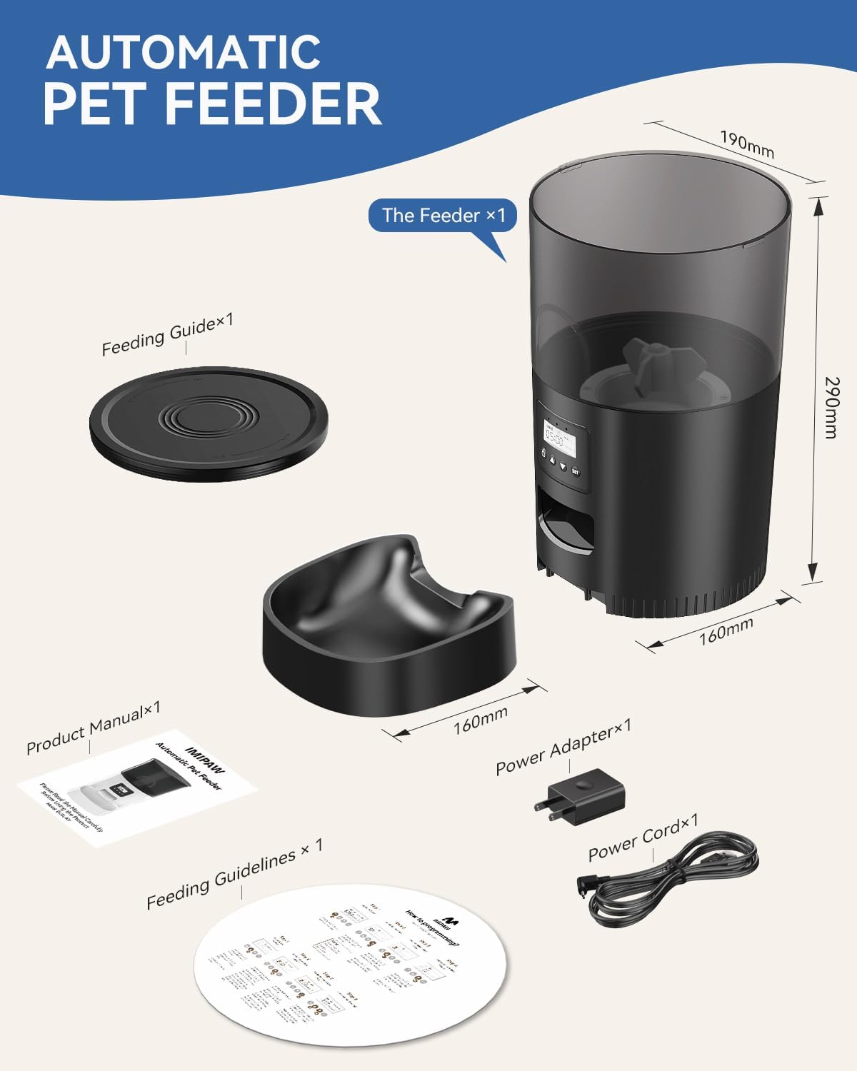 Frendorf | Automatischer Katzenfutterautomat mit Timer