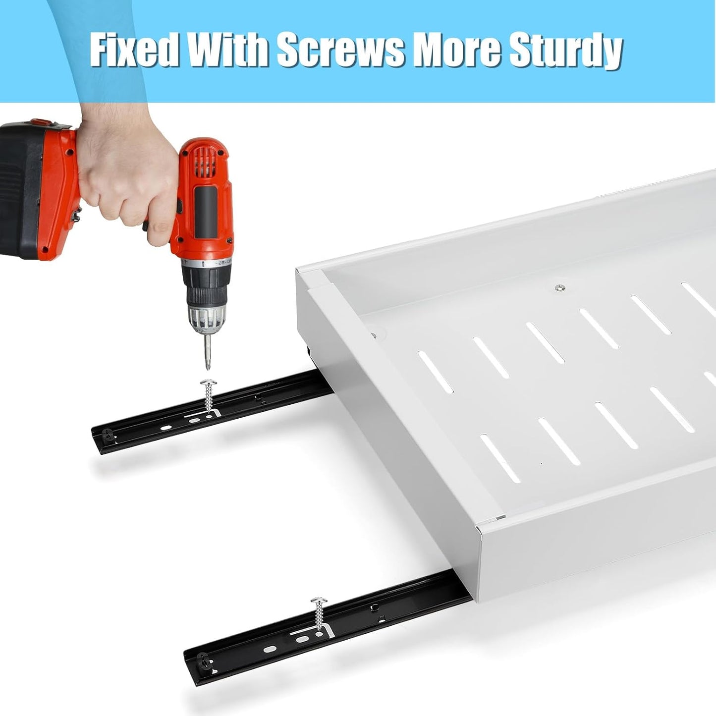 Frendorf | 2er Pack Ausziehbare Schubladen für Schränke – StoreEase