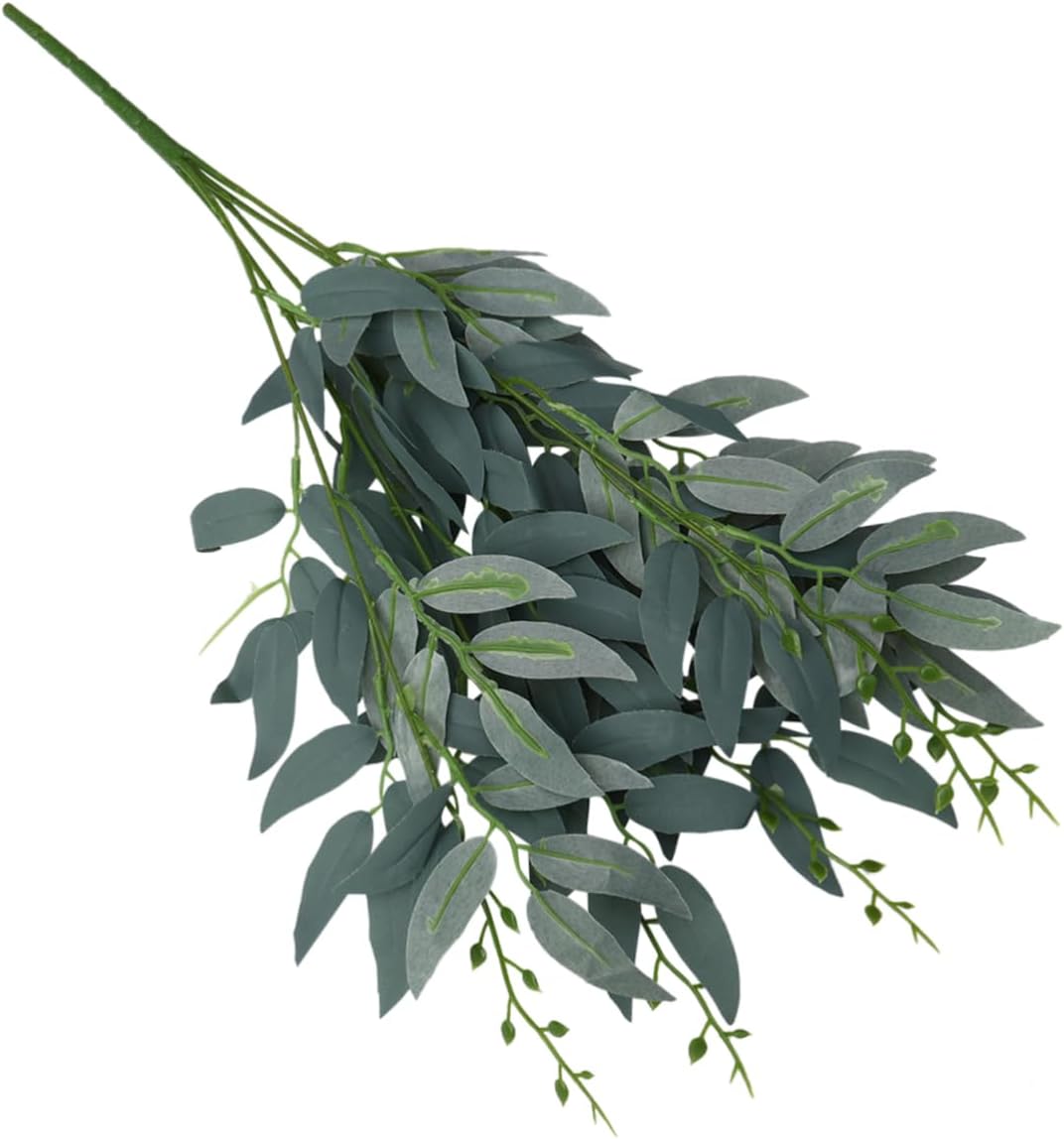 Frendorf | Blatt Spray Grau/Grün 82 cm - Realistischer künstlicher Blattstängel mit grauen und grünen Tönen - Perfekt für florale Arrangements, Kränze, Bouquets und Wohnkultur - Langanhaltend und pflegeleicht