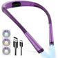 LED Nackenleselampe, Buchlicht zum Lesen im Bett, 3 Farben, 6 Helligkeitsstufen, biegbarer Arm, wiederaufladbar, langlebig, perfekt zum Lesen, Stricken, Campen, Reparieren