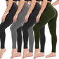 4er-Pack Hochtaillierte Kompressionsleggings
