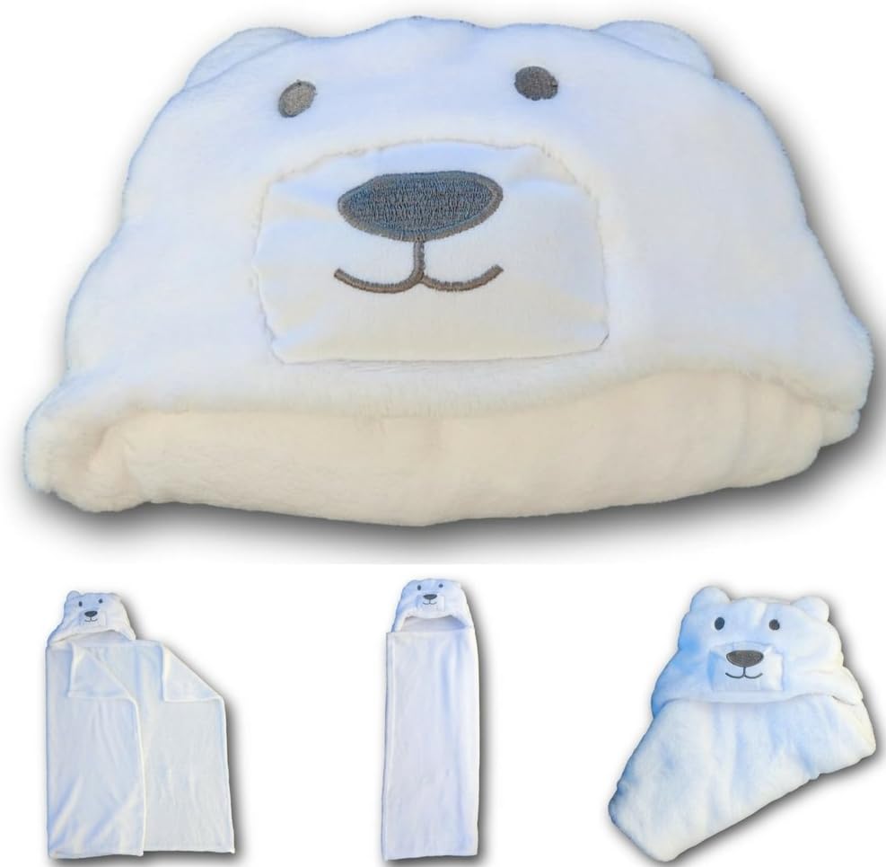 Frendorf | Baby Badetuch mit Kapuze – Weiches und Flauschiges Handtuch