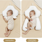 Frendorf | Bio-Baumwolle U-förmiges Baby-Kissen - Weiche & sichere Nackenstütze für Säuglinge, verstellbares Hugbuddy-Design für gemütlichen Schlaf