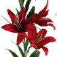 Frendorf | 10 Köpfe Künstliche Lilien Blumen Realistische Fake-Lilien Bouquet für Wohnkultur Hochzeitsarrangements Tischdekorationen und Blumen Displays Lebensechte Künstliche Lilien mit Weichen Blütenblättern und Flexiblen Stielen