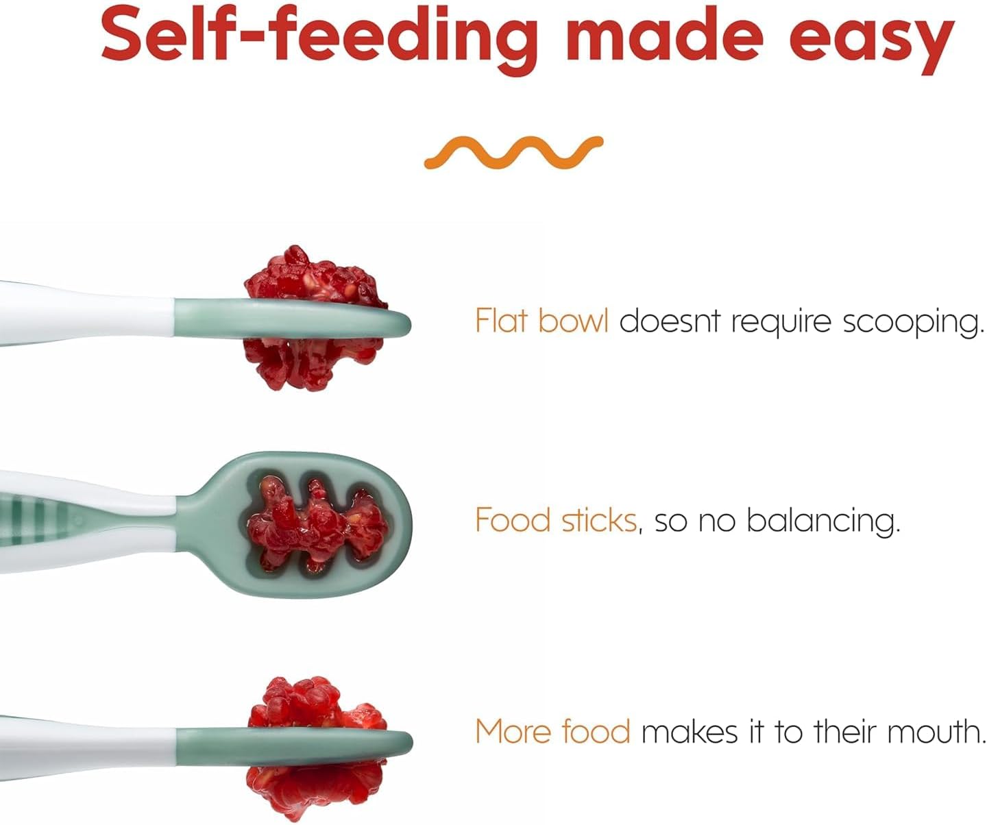 Frendorf | Baby Lernlöffel Set – Selbstlern-Besteck für Babys