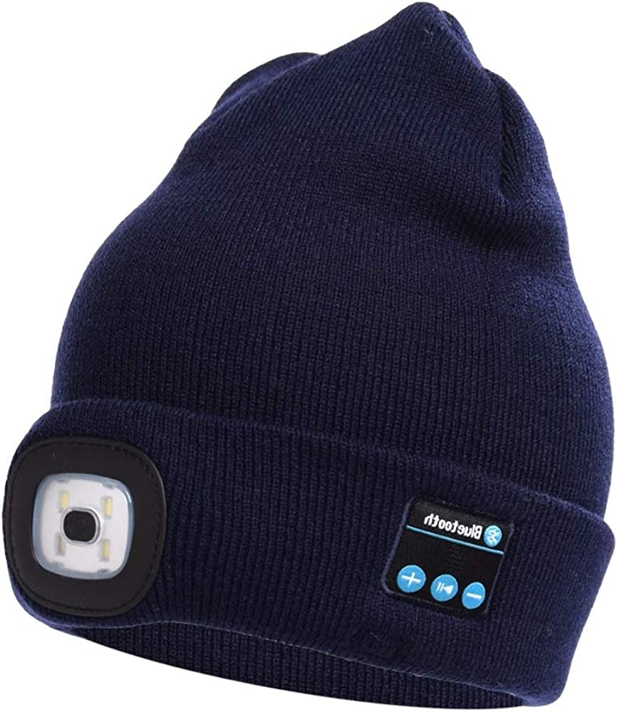 Frendorf | Bluetooth Beanie Mütze Licht Drahtlose Kopfhörer