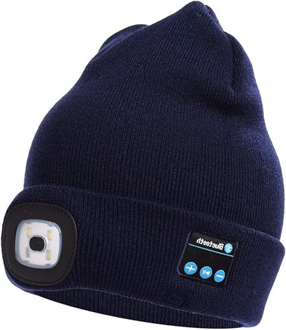 Frendorf | Bluetooth Beanie Mütze Licht Drahtlose Kopfhörer