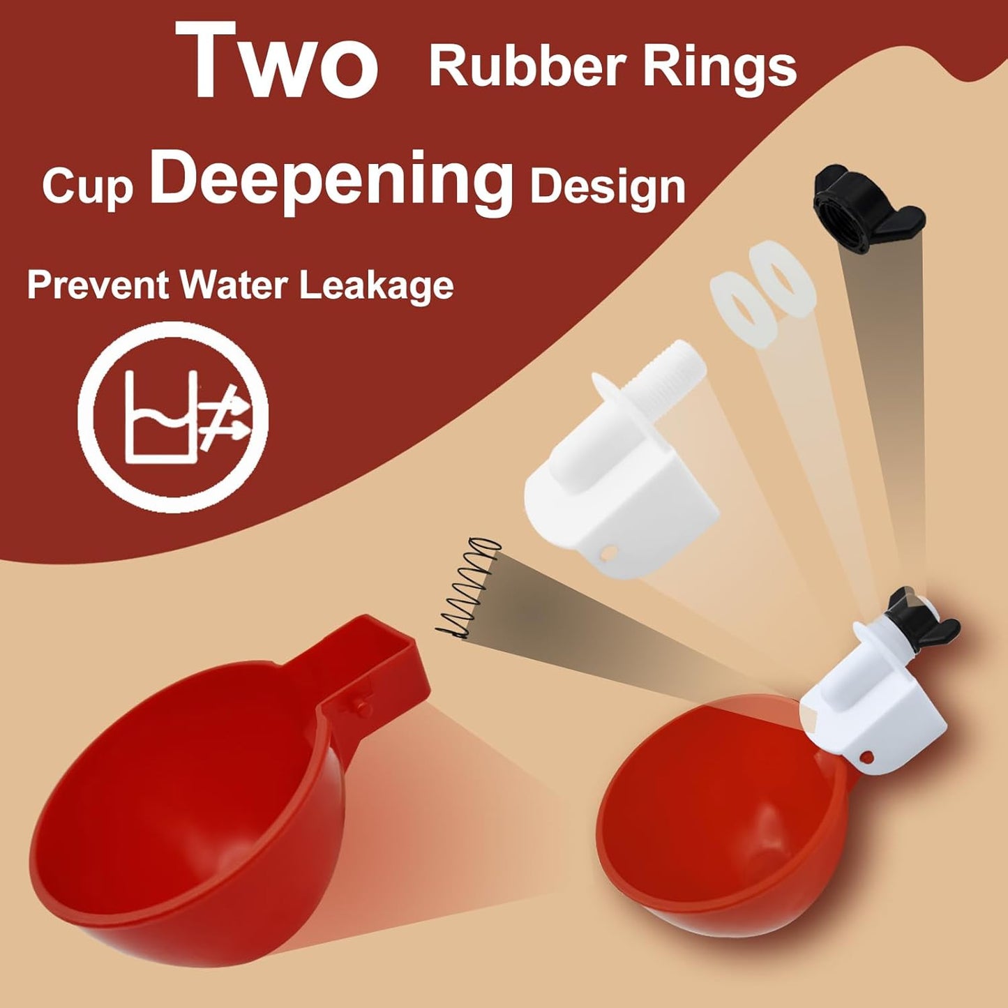 Frendorf | 10 Stück Hühnertränke