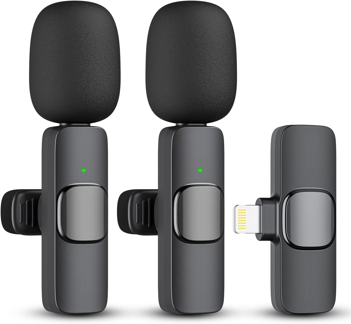 Frendorf | 2-Pack kabelloses Mikrofon für iPhone iPad