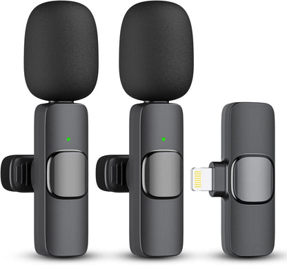Frendorf | 2-Pack kabelloses Mikrofon für iPhone iPad