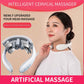 Frendorf | Nackenmassager mit Wärme, Schmerztherapie, intelligenter Nackenmassager, 4 Massageköpfe tragbarer Tiefengewebs-Triggerpunkt-Massager