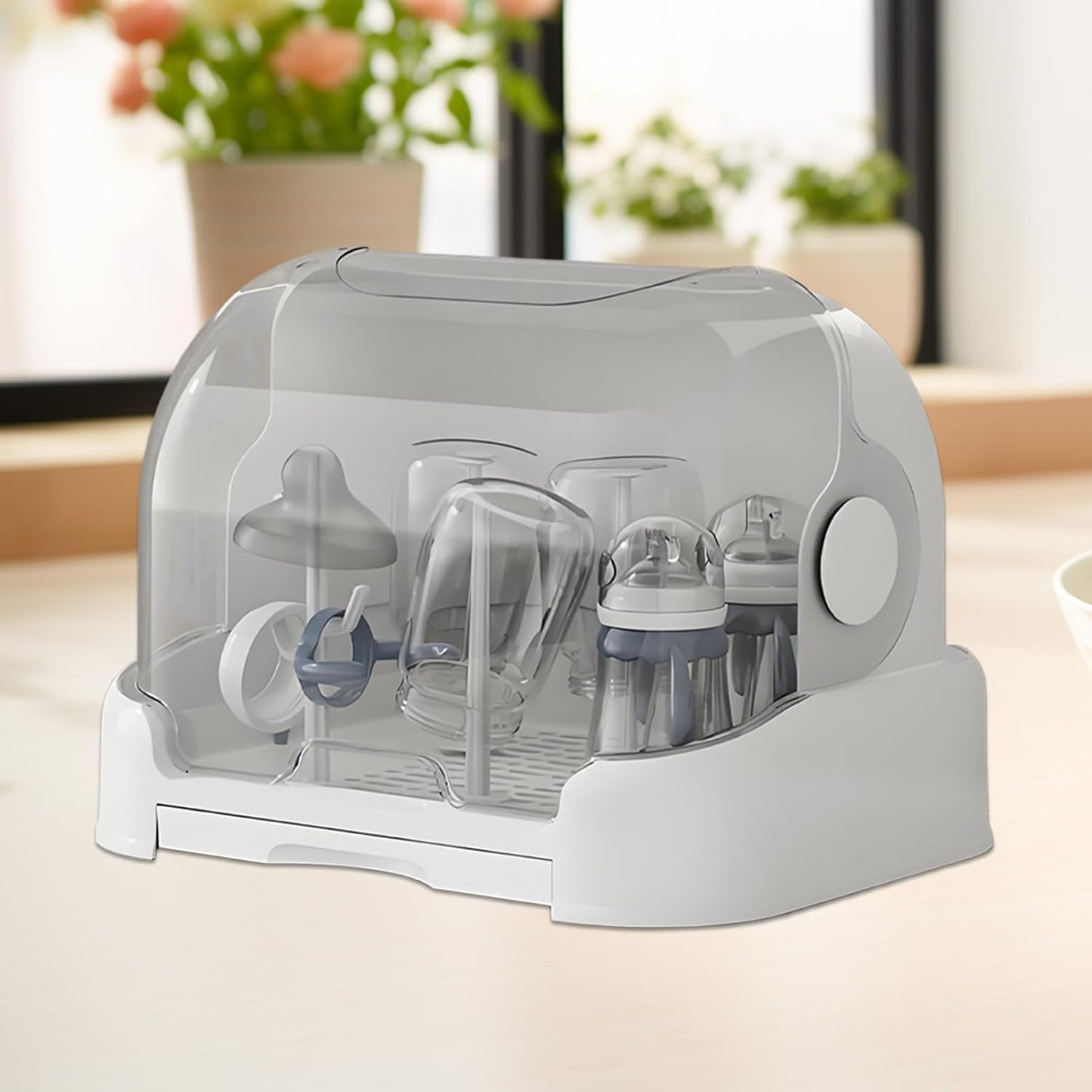 Frendorf | Babyflaschen-Trockner und Aufbewahrungsbox mit Deckel – Orvian