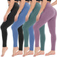 4er-Pack Hochtaillierte Kompressionsleggings