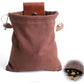 Frendorf | Dimoohome™ Leder- und Canvas-Buschcraft-Tasche