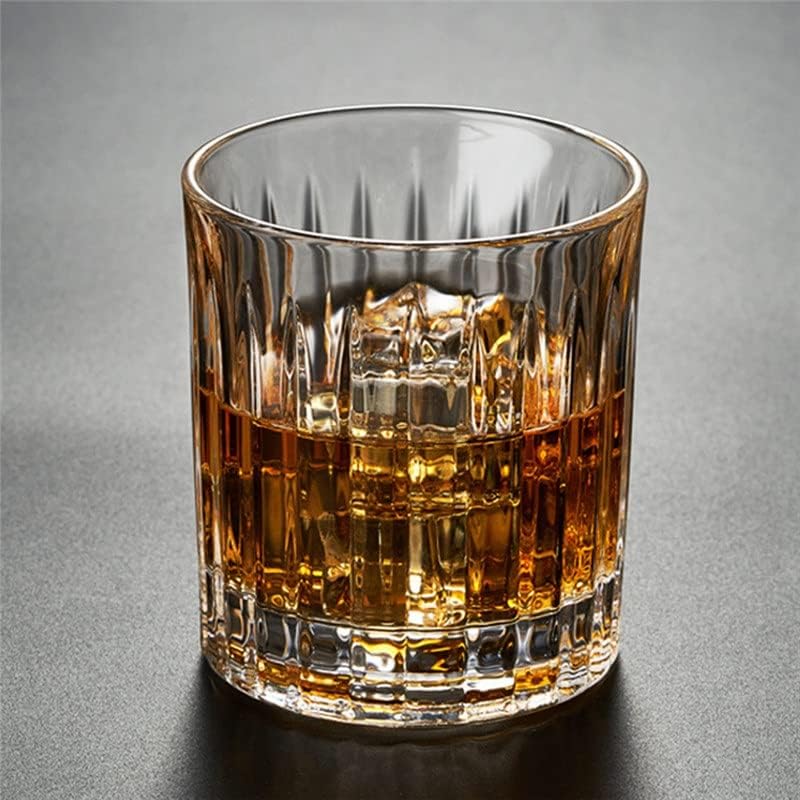 Frendorf | 285ml Whiskeyglas – elegantes und robustes Glas, perfekt zum Servieren von Whiskey, Bourbon oder anderen Spirituosen, entworfen zur Verbesserung des Aromas und Geschmacks, ideal für Heimbars, besondere Anlässe oder entspanntes Trinken.