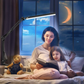 LED Schreibtischlampe, Verstellbare augenschonende Schreibtischleuchte mit Klemme, Schwenkarmlampe Enthält 3 Farbmodi, 10 Helligkeitsstufen Tischlampen mit Speicherfunktion, Schreibtischlampe für Zuhause