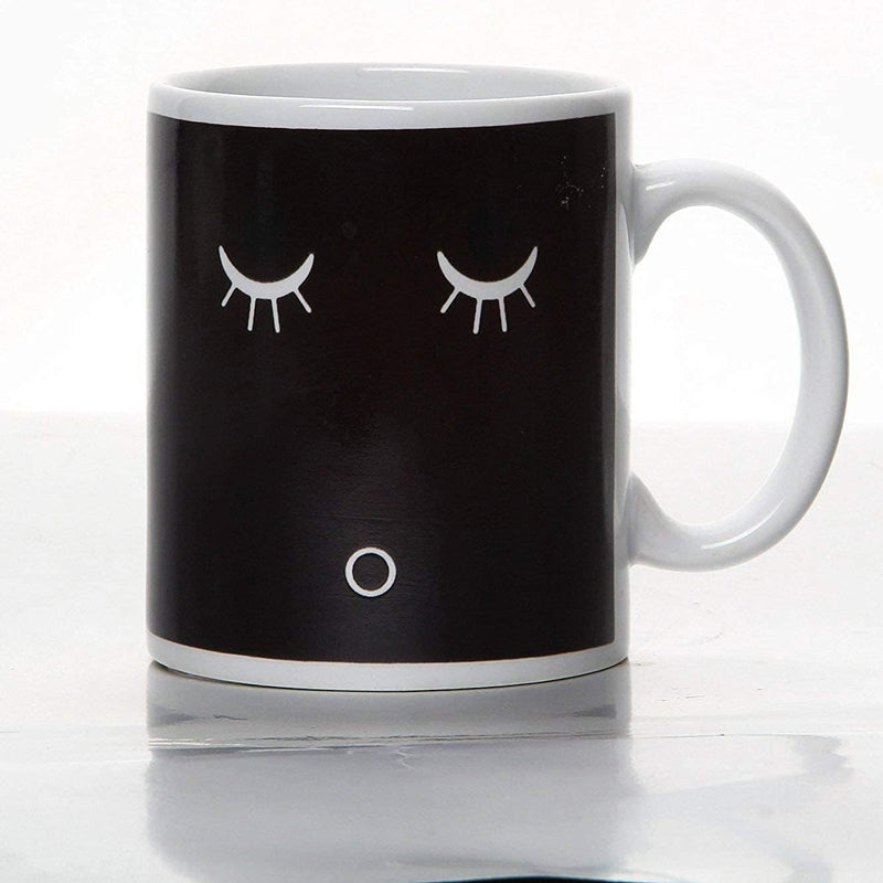 Frendorf | Morgen Smiley Magie Wärmeempfindliche Farbwechselnde Keramik Kaffeetasse