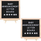 Frendorf | Schwarzes Filzmenü-Buchstabenbrett 25,4x25,4cm - Kompaktes und stilvolles Buchstabenbrett zum Anzeigen von Menüs, Zitaten oder Nachrichten - Ideal für Restaurants, Cafés oder Wohnkultur mit anpassbaren Buchstaben