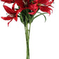 Frendorf | 10 Köpfe Künstliche Lilien Blumen Realistische Fake-Lilien Bouquet für Wohnkultur Hochzeitsarrangements Tischdekorationen und Blumen Displays Lebensechte Künstliche Lilien mit Weichen Blütenblättern und Flexiblen Stielen