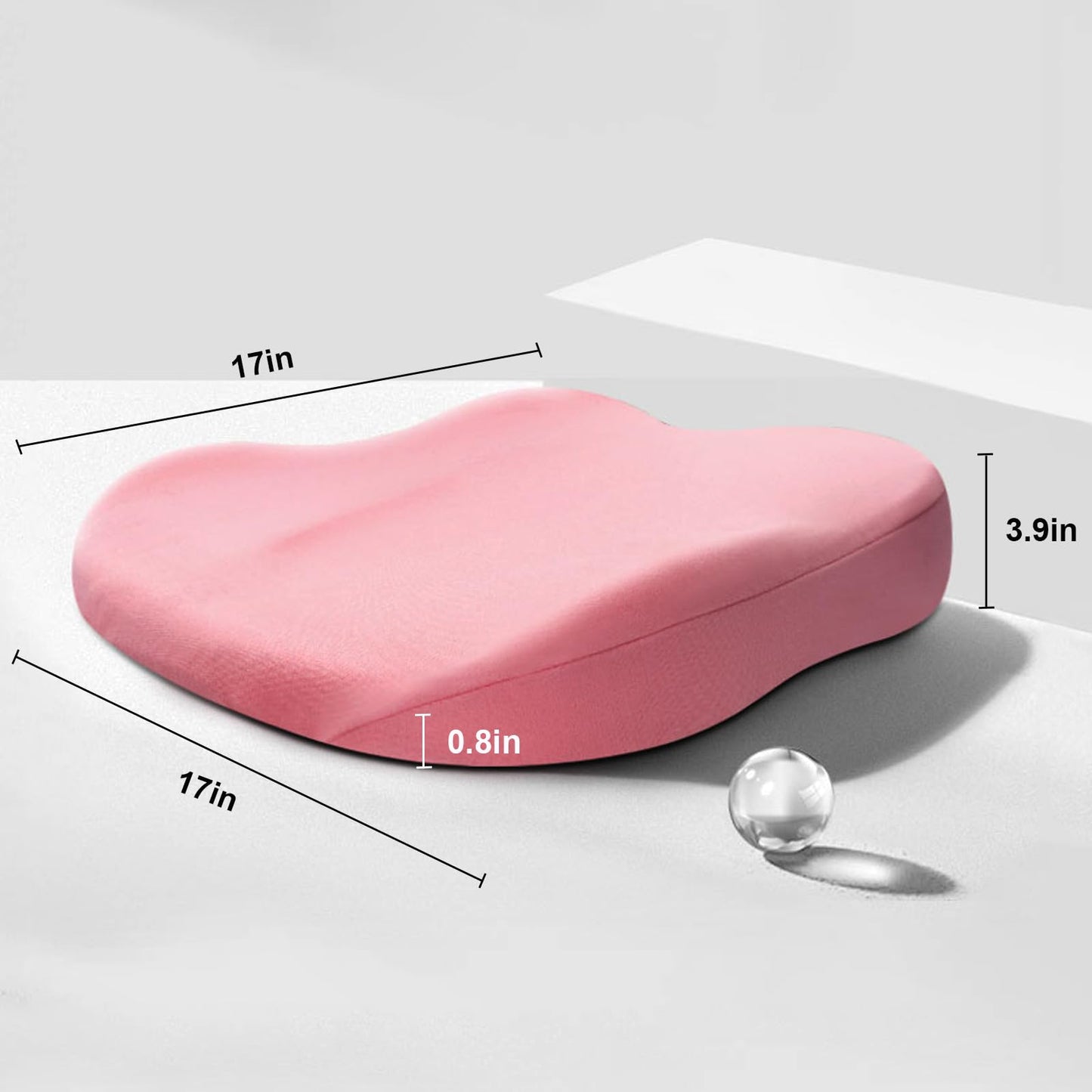 Frendorf | Autokissen BoostSit – Ergonomisches Sitzkissen mit Memory-Schaum