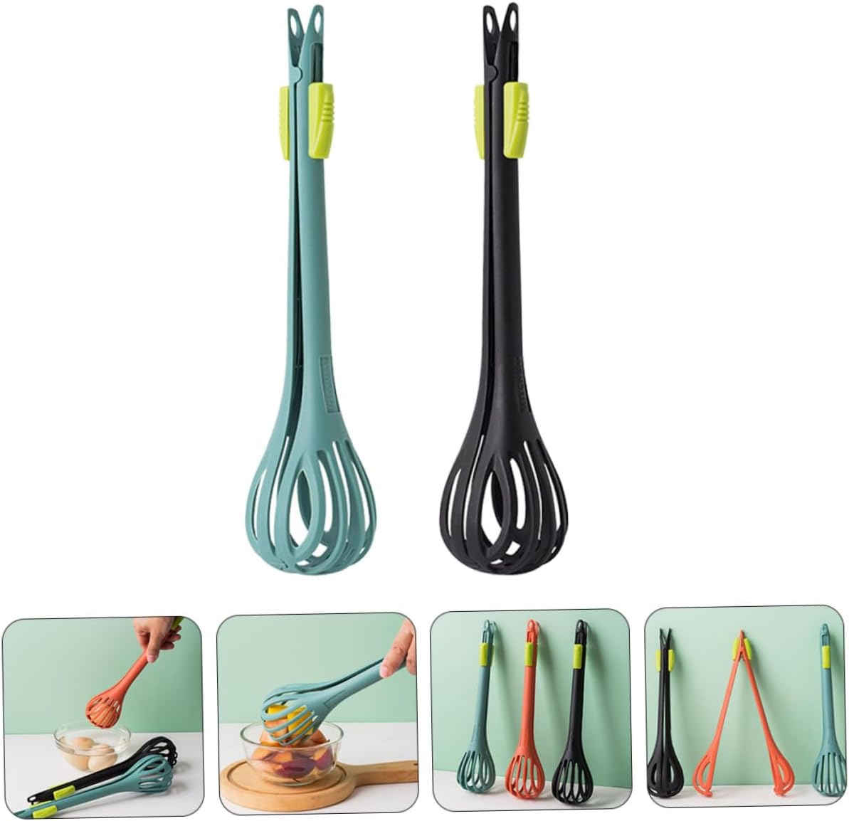 Frendorf | 2 Stück Nylon Küchenzange Schneebesen Mixer