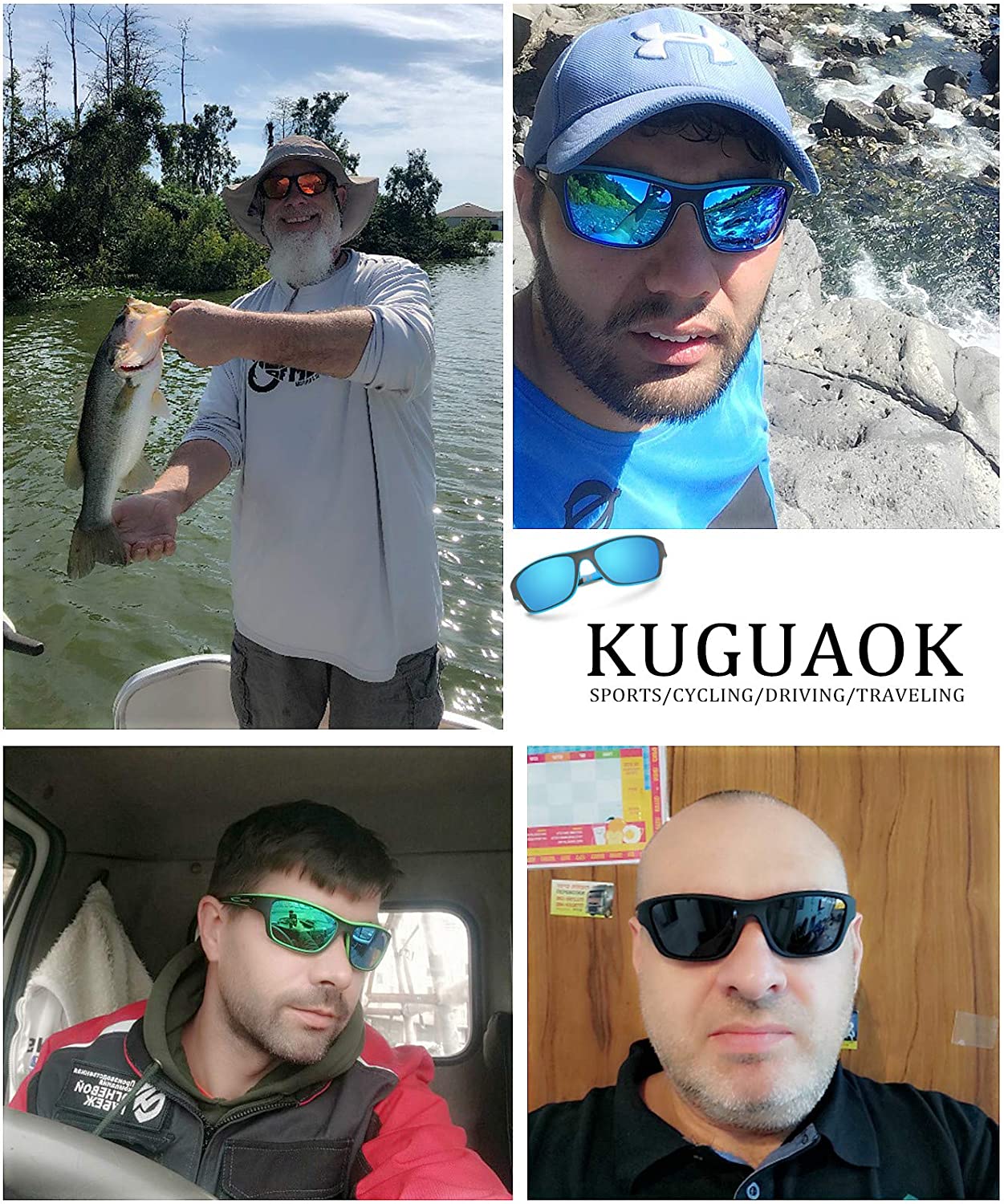 Frendorf | Outdoor-Sport-Sonnenbrille mit blendfreien, polarisierten Gläse