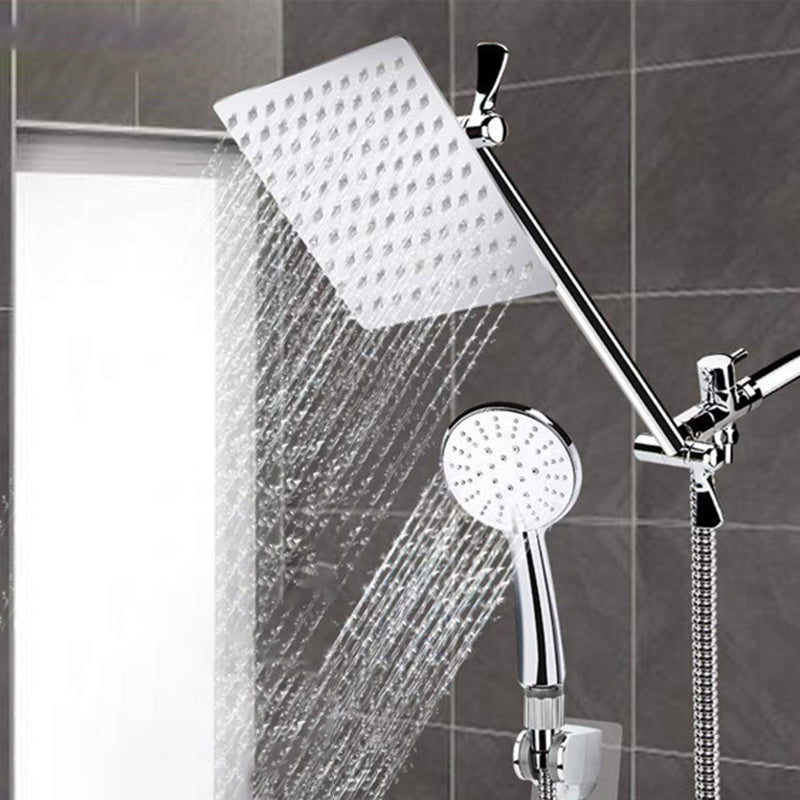 Frendorf | Quadrat Dual-Duschkopf Traditioneller Wandmontierter Metall-Dual-Duschkopf