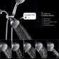 Frendorf | Traditionelle Dual-Duschköpfe Zuhause Metall Runde Form Dual-Dusche