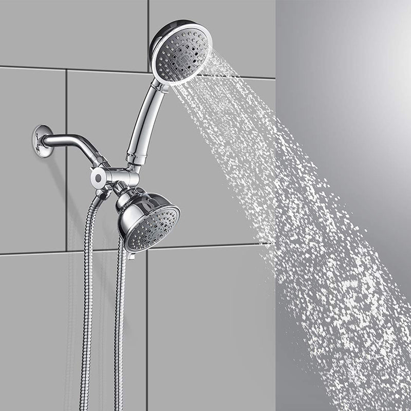 Frendorf | Traditionelle Dual-Duschköpfe Zuhause Metall Runde Form Dual-Dusche
