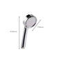 Frendorf | Modernes Stil Rund Handheld Dusche Badezimmer Metall Wandmontierte Hand Dusche