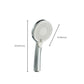 Frendorf | Modernes Stil Rund Handheld Dusche Badezimmer Metall Wandmontierte Hand Dusche