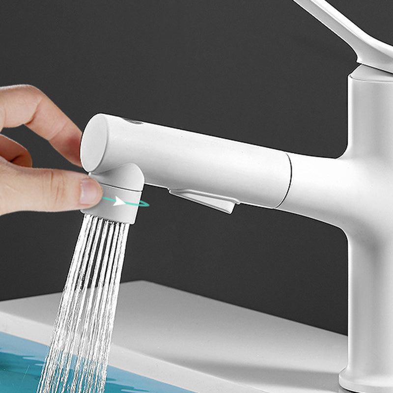 Frendorf | Ausziehbare Waschtischarmatur Einhebel-Badezimmerarmatur 1-Loch-Waschtischarmatur