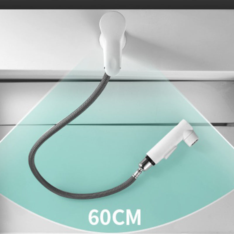 Frendorf | Ausziehbare Waschtischarmatur Einhebel-Badezimmerarmatur 1-Loch-Waschtischarmatur