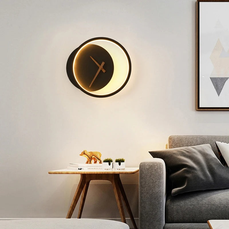 Frendorf | TimeGlow - Modernes LED-Wanduhr mit LED-Beleuchtung