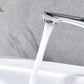 Frendorf | Basic Metall Waschbecken Wasserhahn Silber Badezimmer Wasserhahn mit Hebelgriff