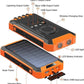 Frendorf | ChargePro Solar Powerbank | Kabelloses Ladegerät | 15W Schnellladefunktion | 6 Ausgänge | Integrierte Kabel | Tragbar & Wasserdicht