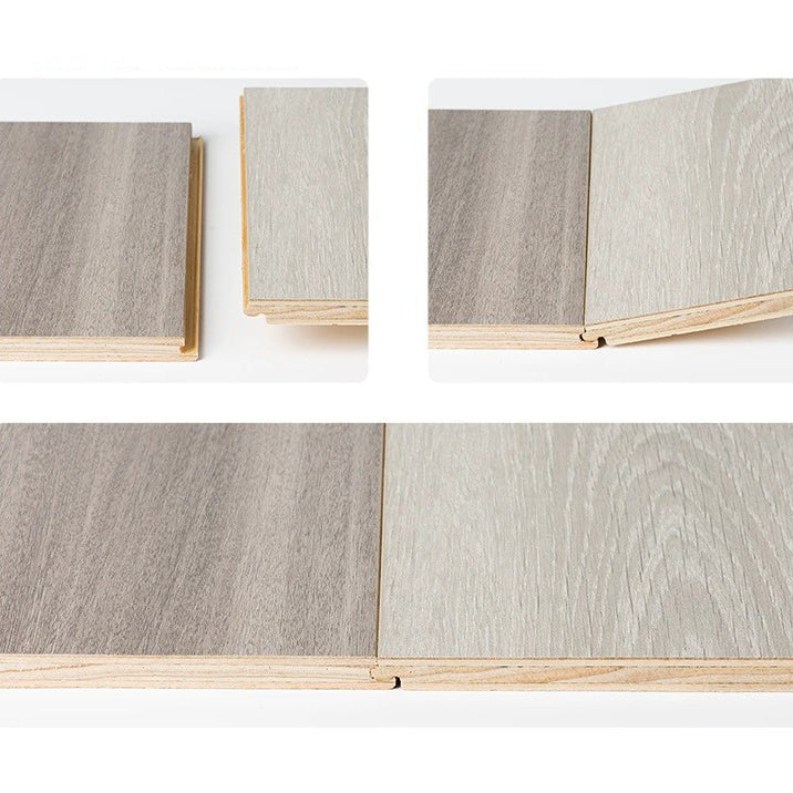 Frendorf | 49"x8" Breite E0 Naturmassivholz Laminatboden, Klick-Verriegelung, Wasserdicht