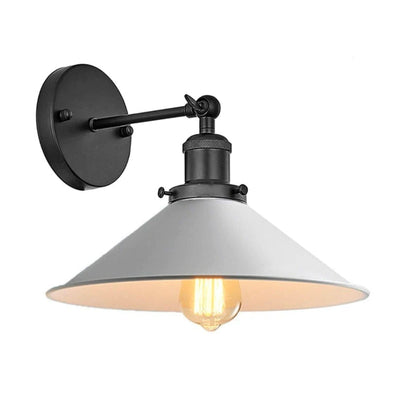 Weiß Industriell Vintage Wand Sconce Licht